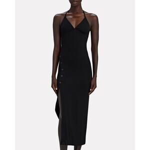 ALIX NYC Pierce Rib Knit Halter Midi Dress